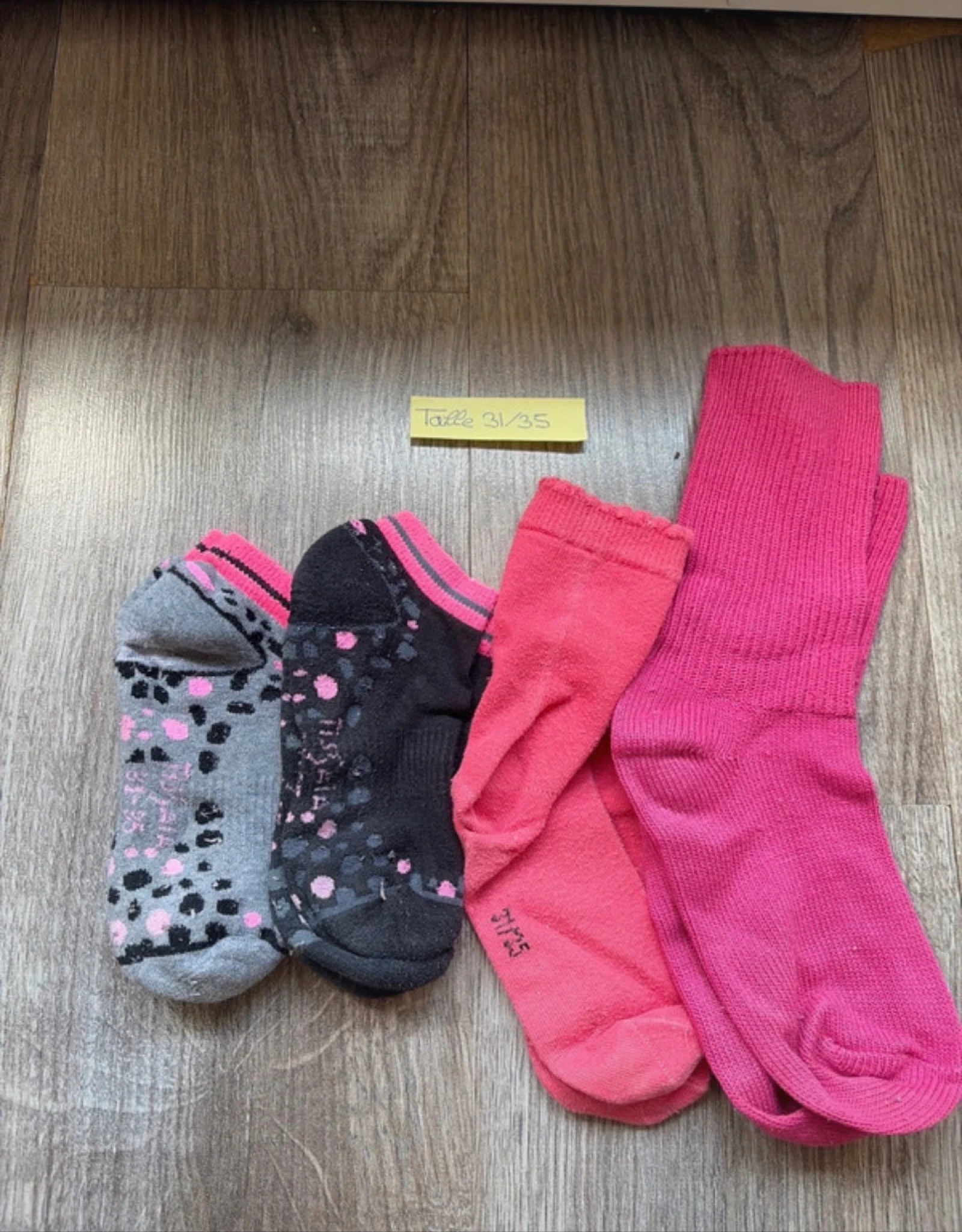 Set van 4 paar sokken 31/35 – photo 2